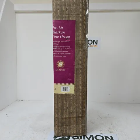 SHATCHI PRE-LIT CHRISTMAS TREE – PINE GREEN, 6FT APPROX