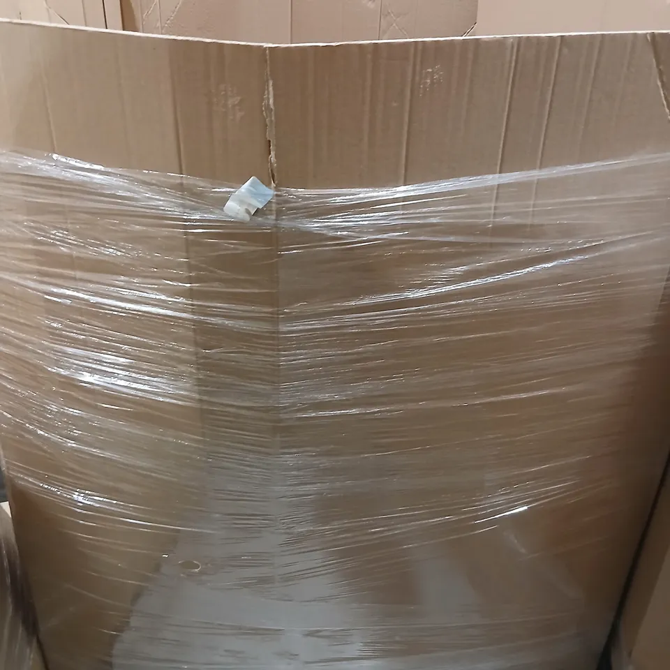 PALLET OF APPROXIMATELY 12 ASSORTED PRODUCTS TO INCLUDE; REALLY USEFUL STORAGE BOXES, DINNER SET AND WOOD MIRROR