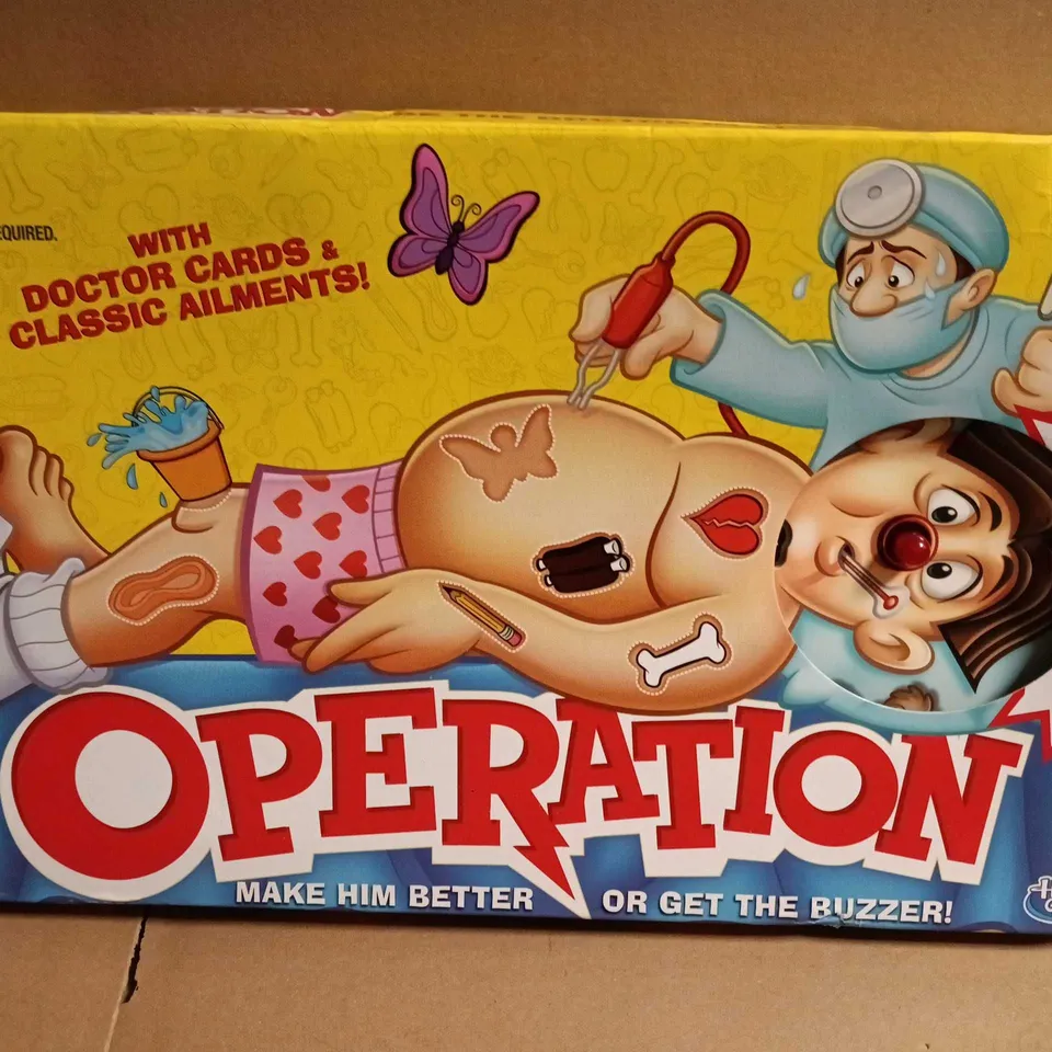 HASBRO GAMING OPERATION BOARD GAME 