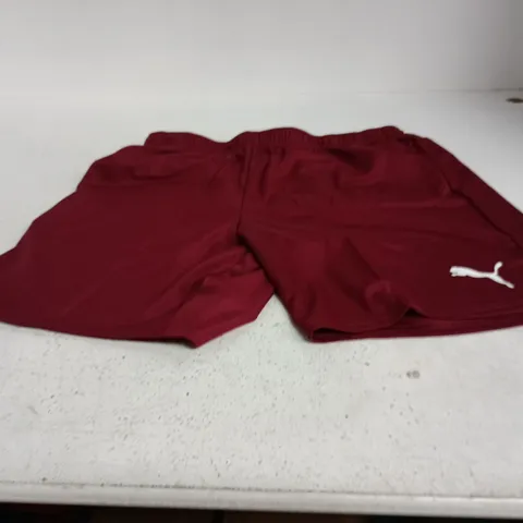 PUMA TEAMGOAL SHORTS β MENβS, REAL RED, SIZE L (US L / EU L)