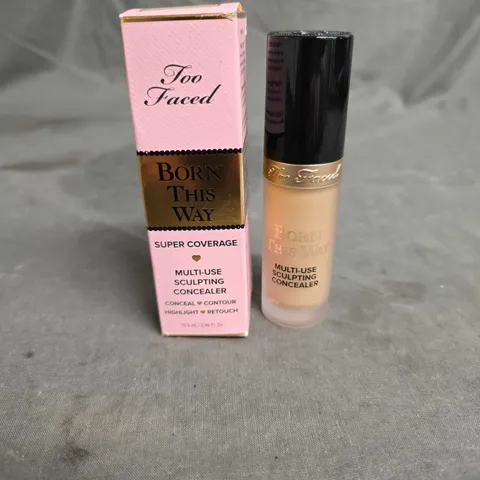 BOXED TOO FACED BORN THIS WAY SUPER COVERAGE SCULPTING CONCEALER 13.5ML
