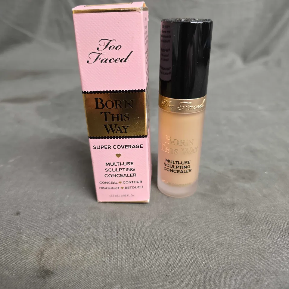 BOXED TOO FACED BORN THIS WAY SUPER COVERAGE SCULPTING CONCEALER 13.5ML