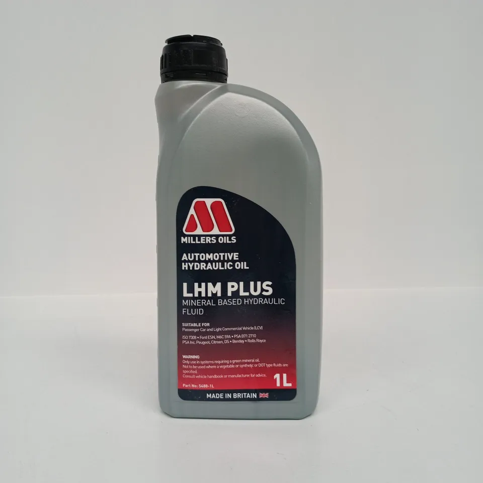 MILLERS OILS LHM PLUS MINERAL BASED HYDRAULIC FLUID – 1L