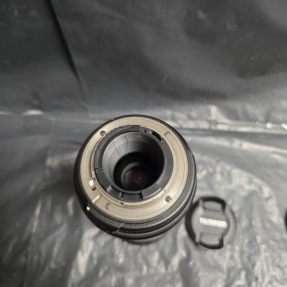TAMRON DSLR ZOOM LENS – BLACK WITH HOOD AND REAR CAP - COLLECTION ONLY