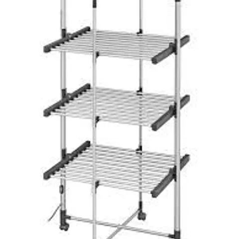 3 TIER BLACK + DECKER HEATED AIRER - CHROME (COLLECTION ONLY)