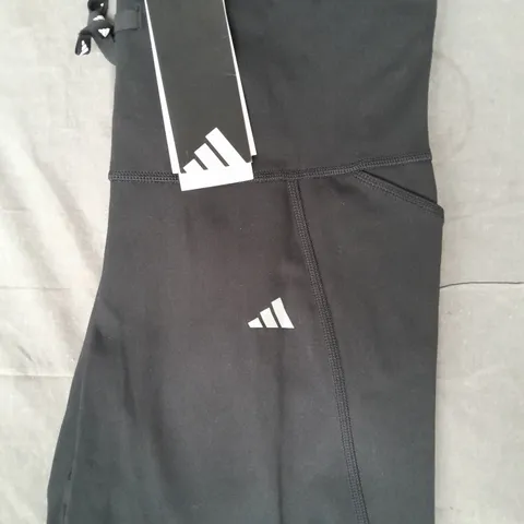 ADIDAS TIGHT FIT LEGGINGS IN BLACK SIZE MEDIUM
