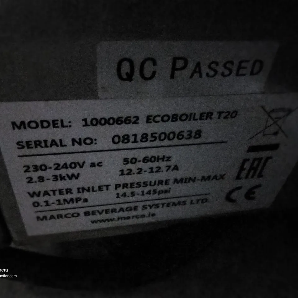 MARCO T20 ECOBOILER 