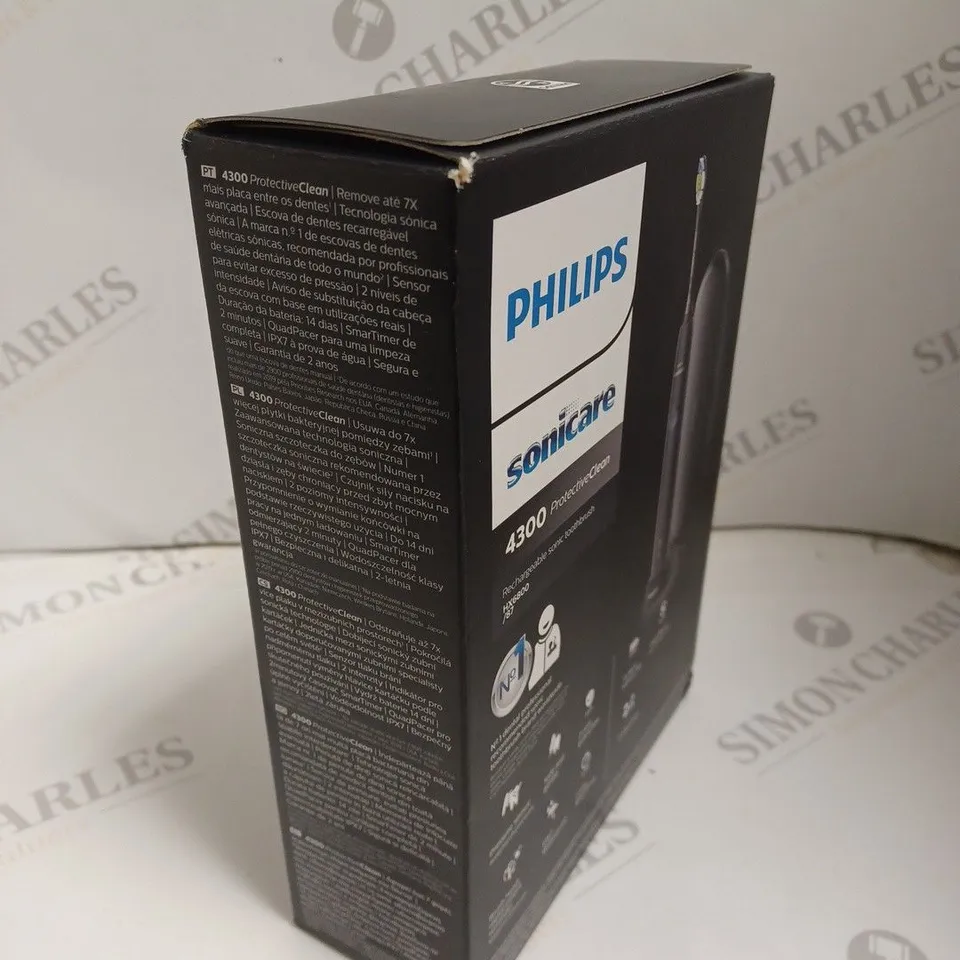 BOXED PHILIPS SONICARE 4300 ELECTRIC TOOTHBRUSH