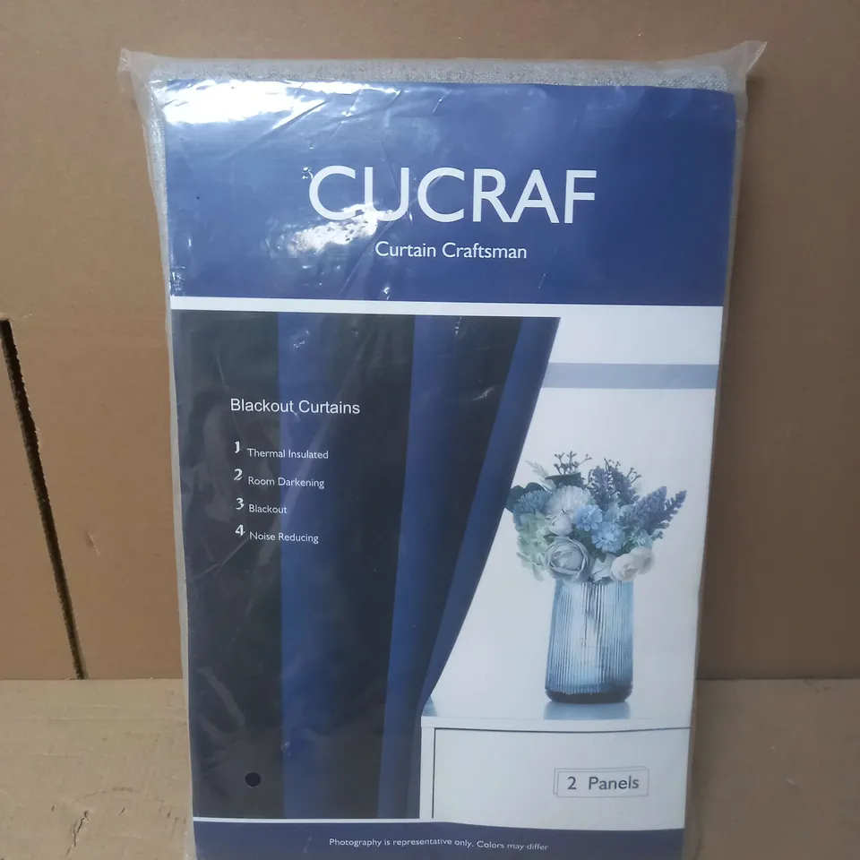 CUCRAF CURTAIN CRAFTSMAN BLACKOUT CURTAINS SIZE 132 X 160 CM
