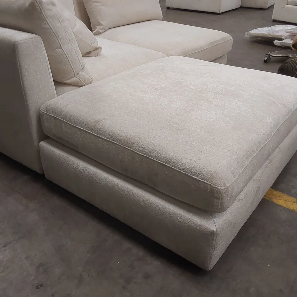QUALITY DESIGNER MODSOFA FABRIC UPHOLSTERED CORNER SOFA
