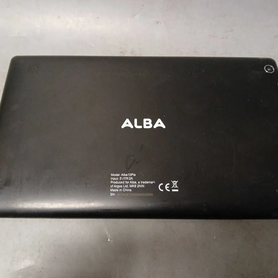 ALBA 10 PIE BLACK TABLET 