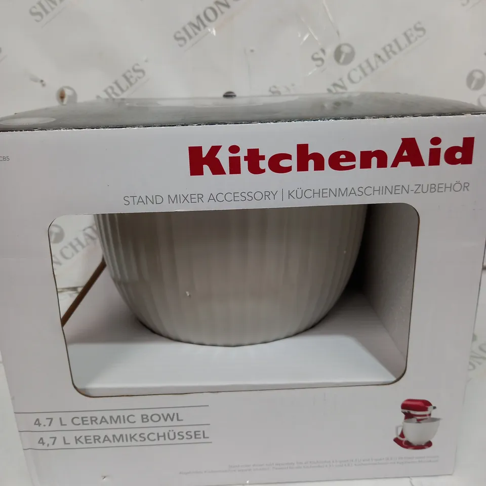 KITCHENAID CERAMIC 4.8L BOWL CLASSIC COLUMNS