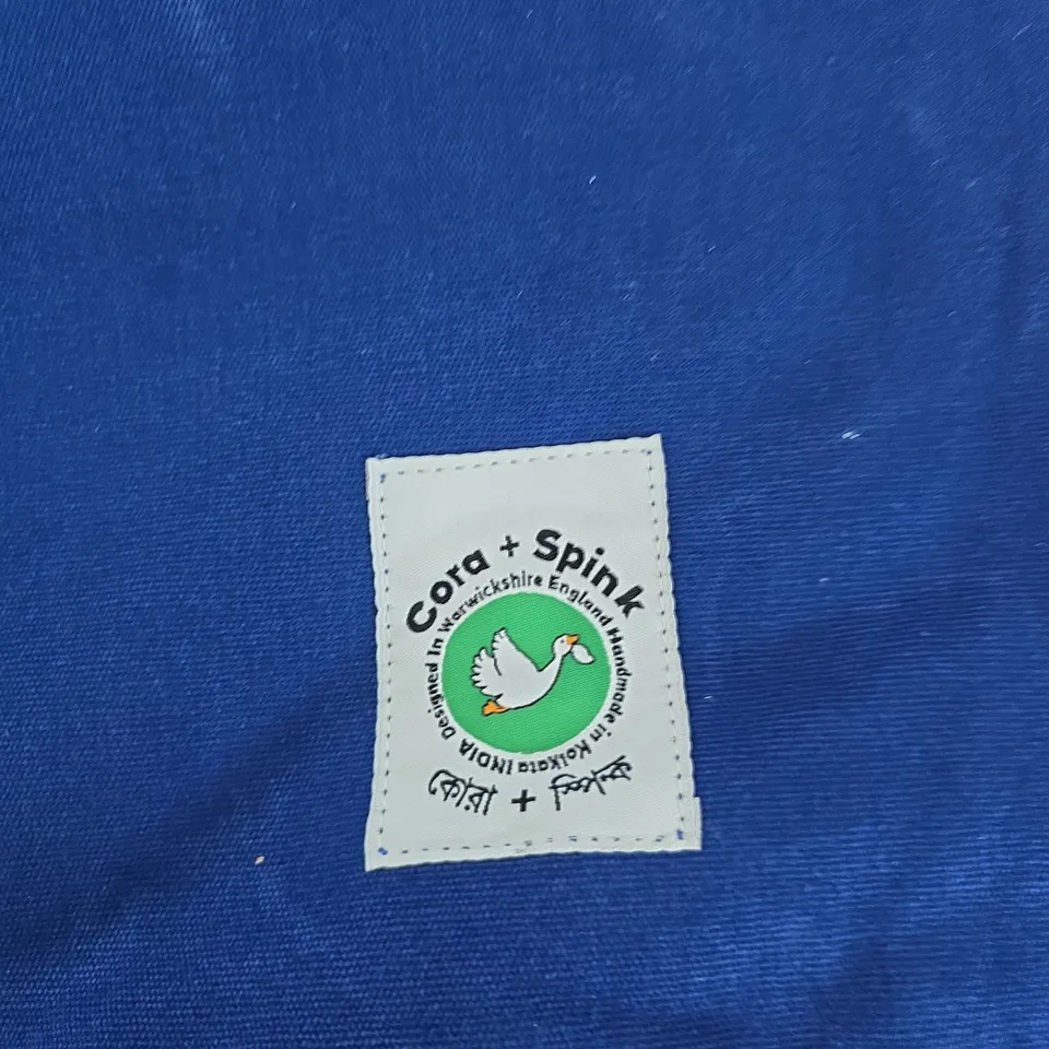 CORA + SPINK BLUE TOTE BAG