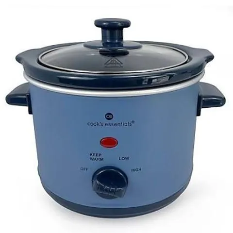 COOK'S ESSENTIALS 1.5L COMPACT SLOW COOKER - WHITE