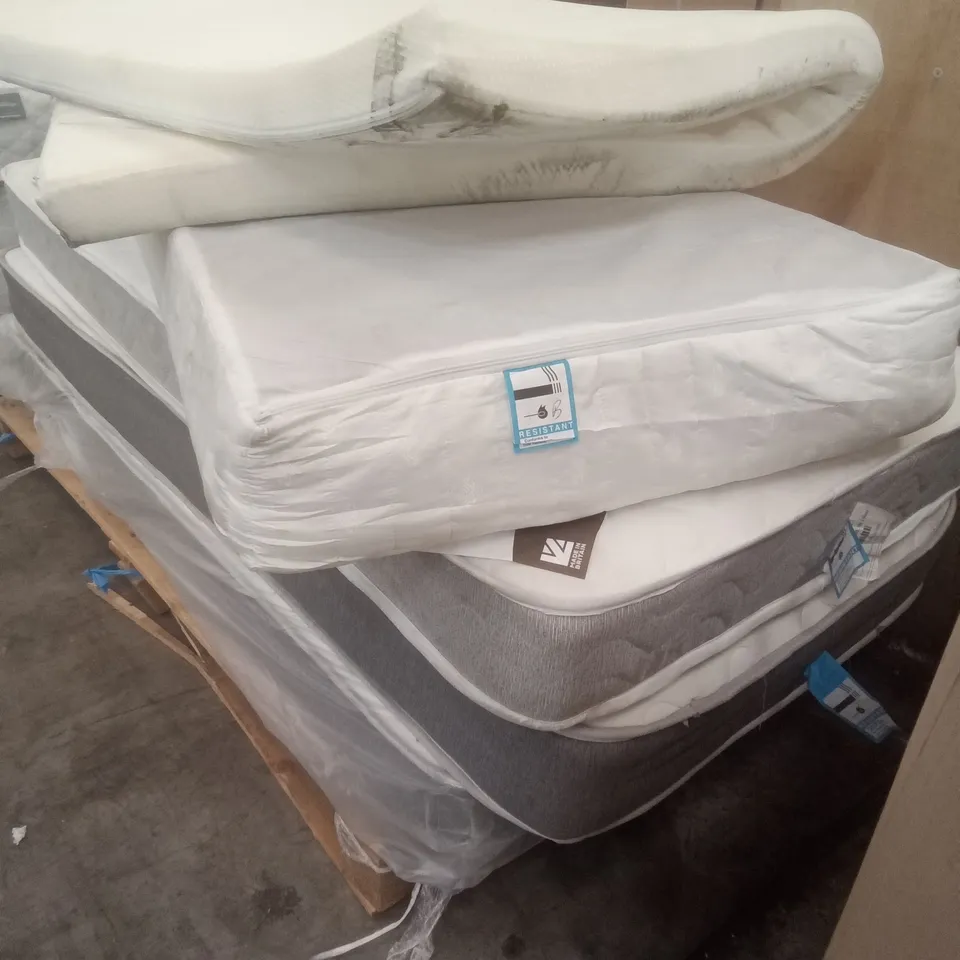 PALLET CONTAINING 6 ASSORTED BAGGED & UNBAGGED MATTRESSES 