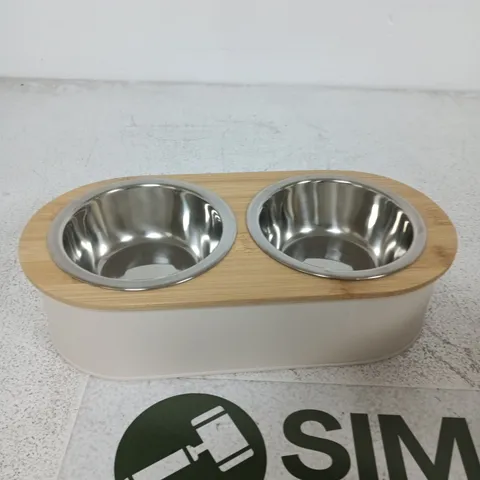 PET SUPPLIES – DOUBLE STAINLESS STEEL FEEDING BOWLS