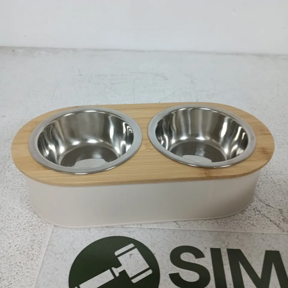 PET SUPPLIES – DOUBLE STAINLESS STEEL FEEDING BOWLS