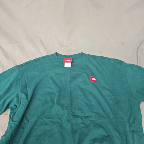 THE NORTH FACE MEN'S T-SHIRT – GREEN, SIZE L