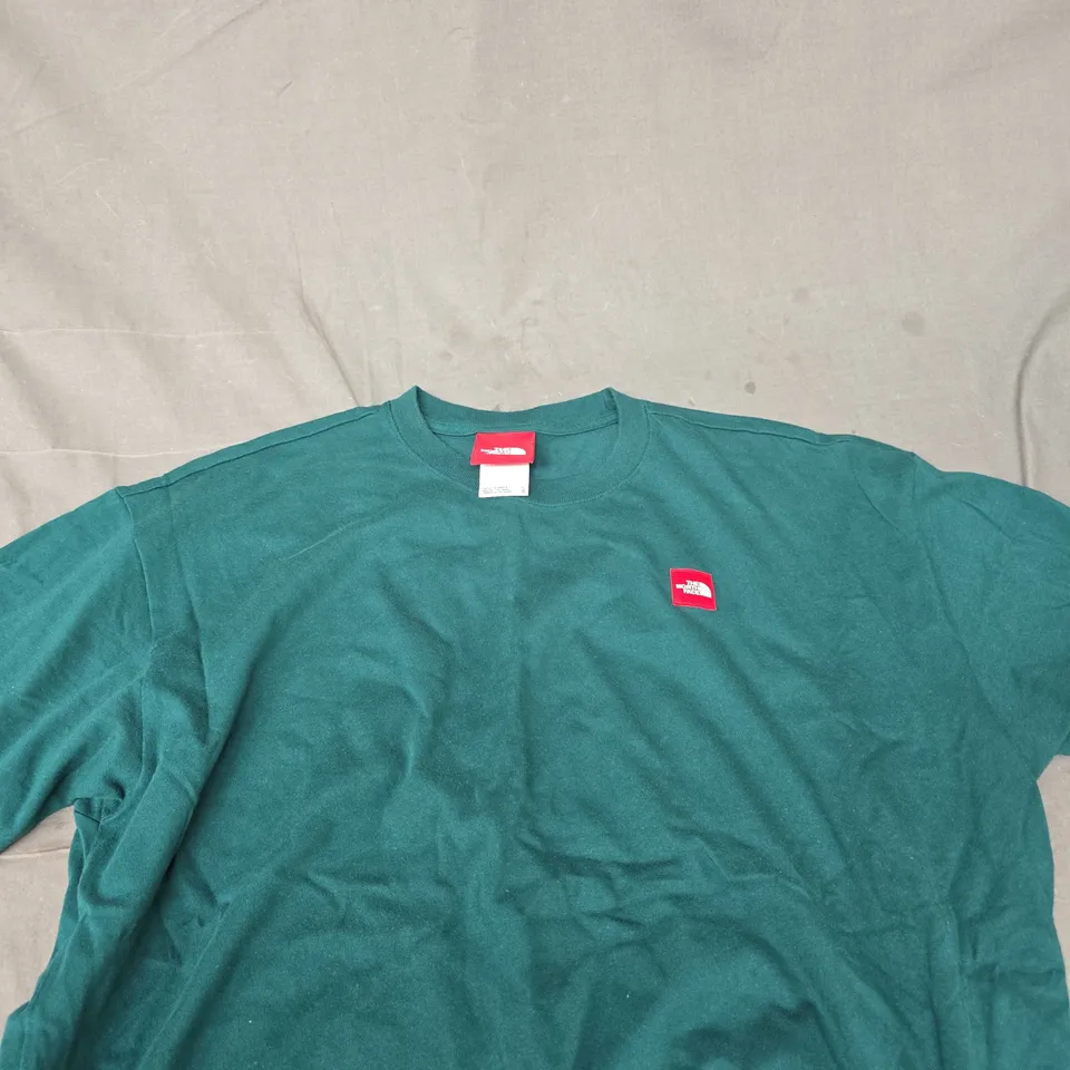 THE NORTH FACE MEN'S T-SHIRT – GREEN, SIZE L