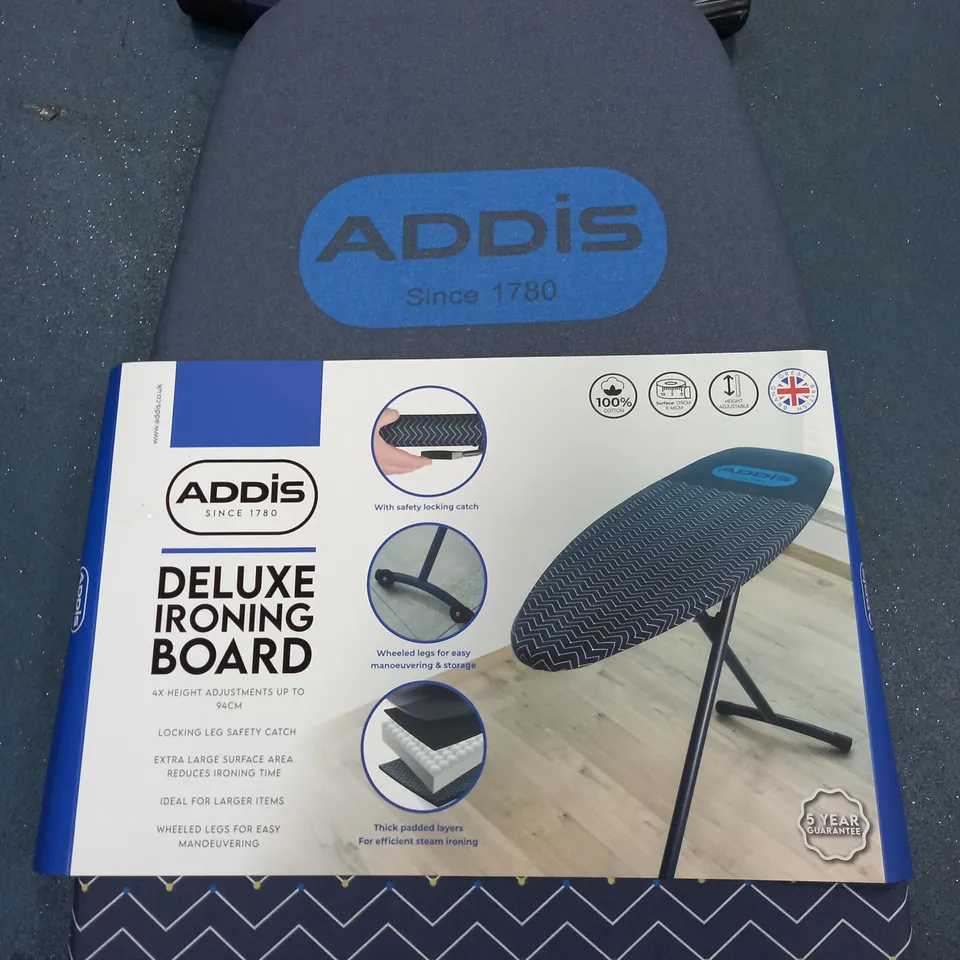 ADDIS DELUXE IRONING BOARD (COLLECTION ONLY) RRP £62.99