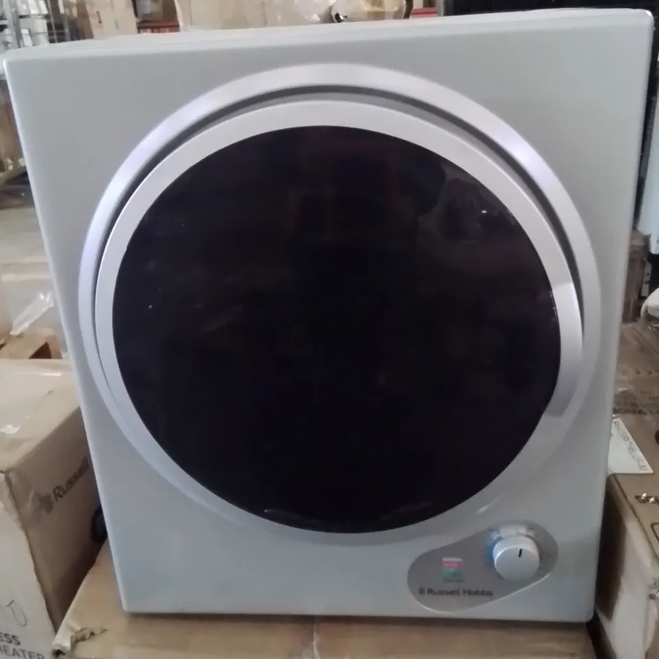 RUSSELL HOBBS RH3VTD800S 2.5 KG VENTED TUMBLE DRYER - SILVER FOUND IT CHEAPER? WE’LL MATCH IT. WE’LL PRICE MATCH AGAINST ANY OTHER UK RETAILER, ONLINE OR IN-STORE. EXCLUSIONS (EG. INK) AND CONDITIONS