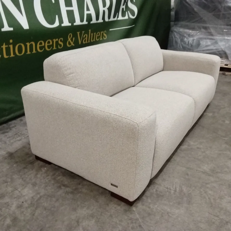CORTES 3 SEATER FABRIC SOFA - NATURAL RRP £799