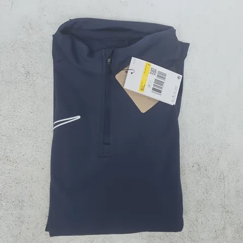 NIKE MENS ACADEMY 25 DRILL TOP IN NAVY SIZE SMALL