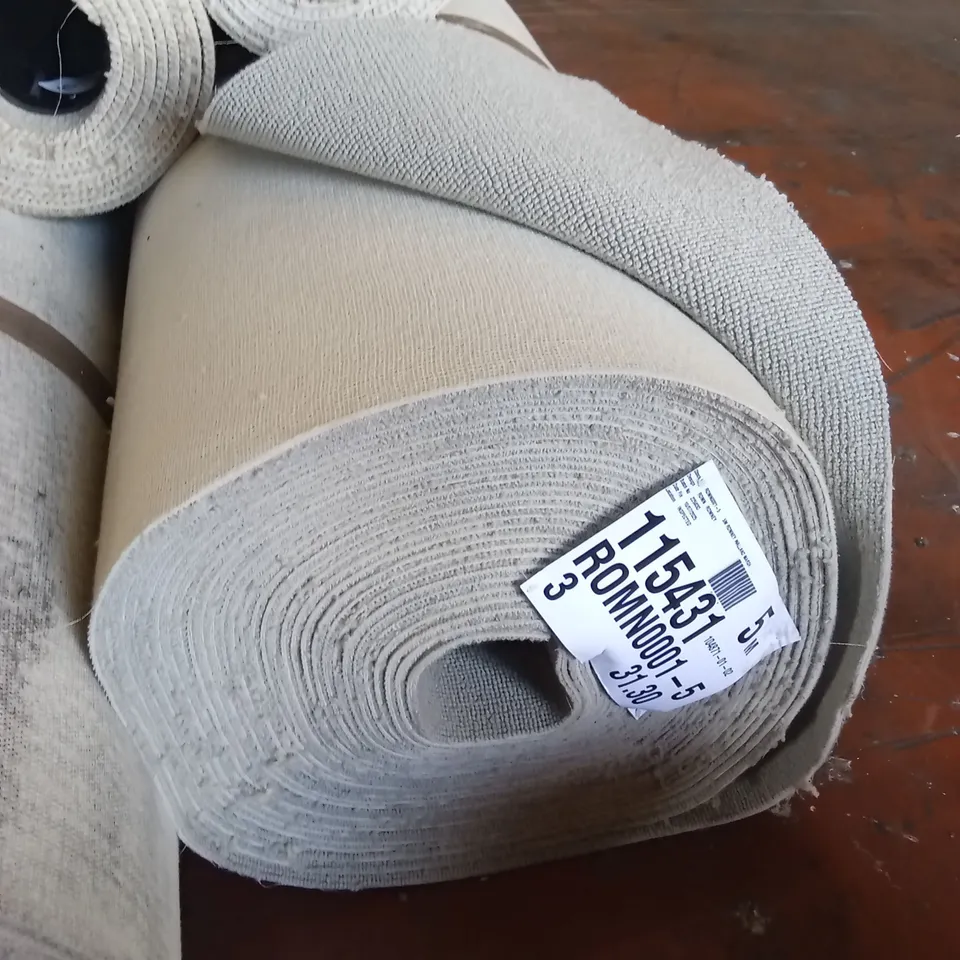 ROLL OF QUALITY ROMNEY WALLAND MARSH CARPET // APPROX SIZE: 5 x 31.3m