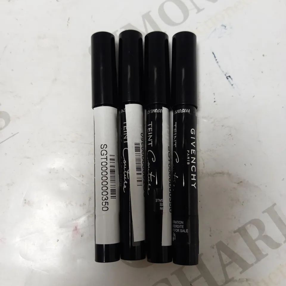 LOT OF 4 GIVENCHY TEINT COUTURE EMBELLISHING CONCEALER - 3 MOUSSELINE HALEE 
