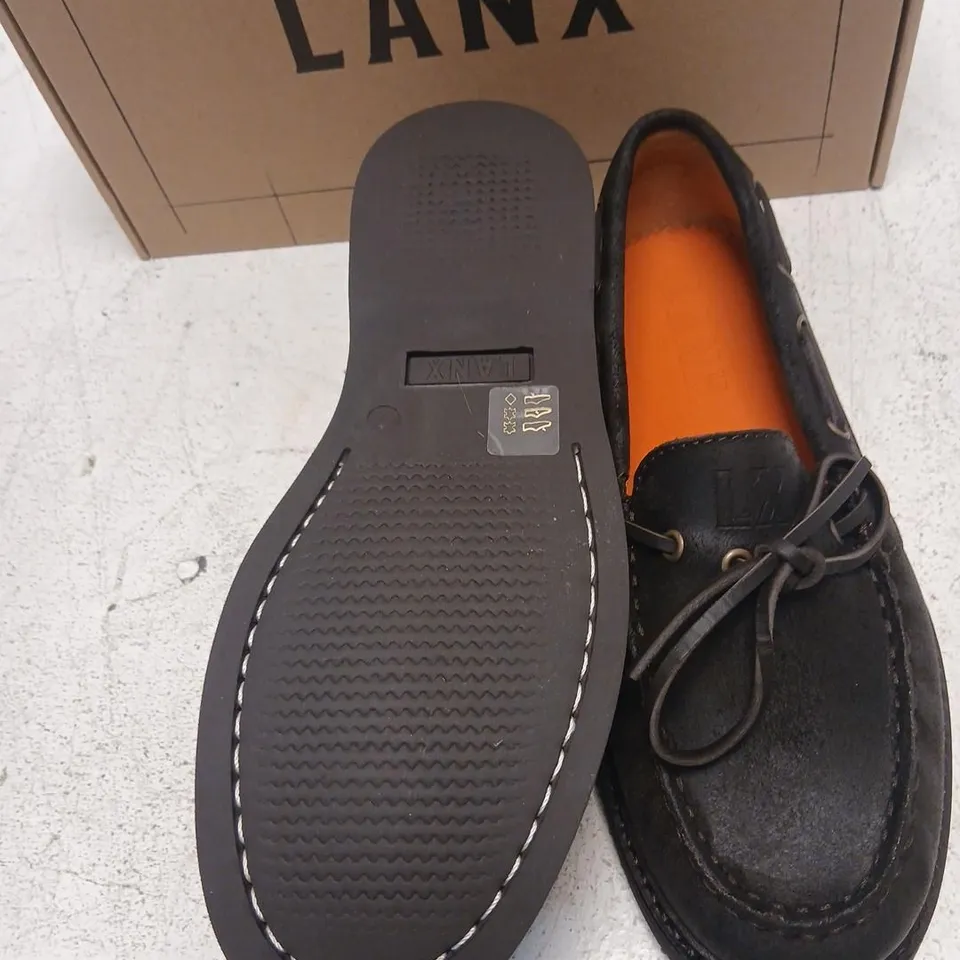 LANX WALNUT LEATHER LOAFERS – UK 7 (EU 40)
