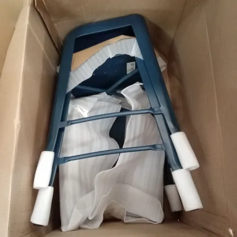 BOXED SET OF 2 DOVERCLIFF BAR & COUNTER STOOLS - DISTRESSED BLUE (1 BOX)