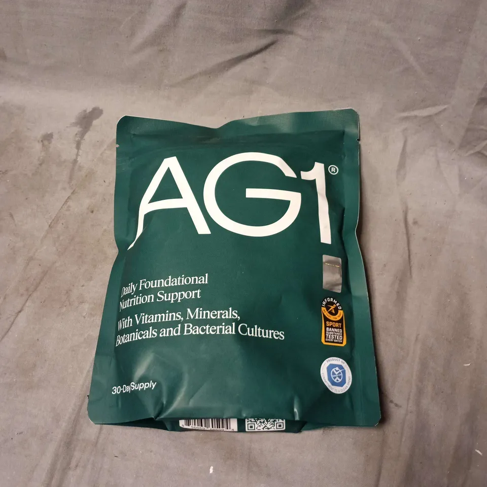 AG1 DAILY FOUNDATIONAL NUTRITION SUPPORT - 30-DAY SUPPLY (DIETARY SUPPLEMENT)