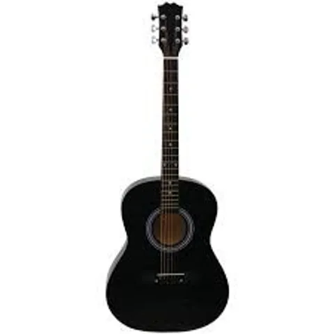 OYPLA BLACK 39" FULL SIZE 4/4 6 STRING STEEL STRUNG ACOUSTIC GUITAR