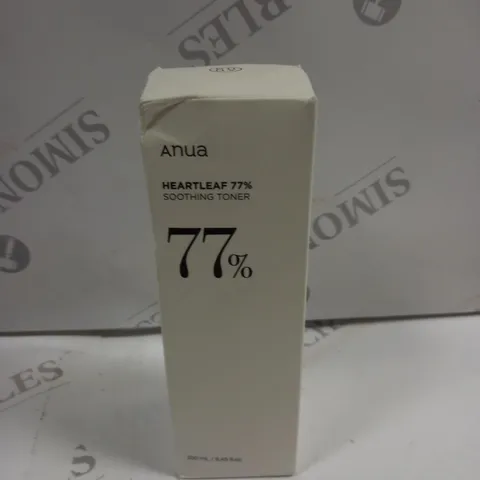 ANUA - HEARTLEAF 77% SOOTHING TONER - 250ML