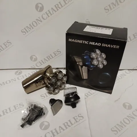BOXED DESIGNER MAGNETIC HEAD SHAVER