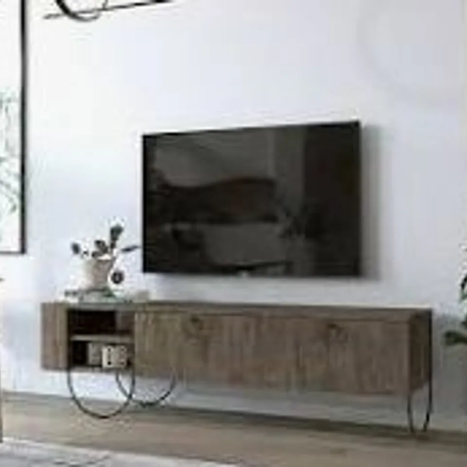 BOXED NORFOLK DARK COFFEE TV UNIT 