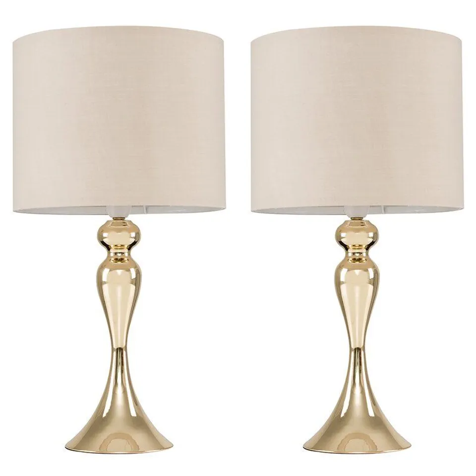 BOXED DEMMER 50CM TABLE LAMP- LED BULB (6 BOXES)