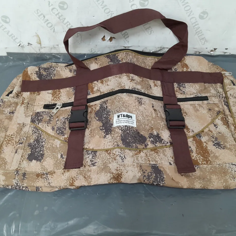 WT&DPS LARGE DUFFLE BAG IN CAMO 