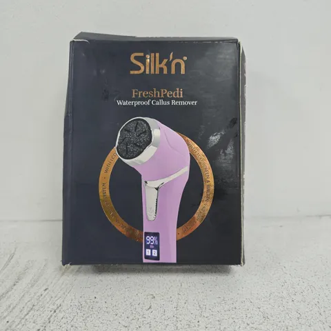 SILK'N FRESH PEDI WATERPROOF CALLUS REMOVER BOXED