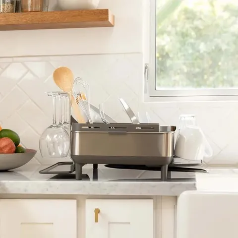 BOXED SIMPLEHUMAN STEEL FRAME DISHRACK