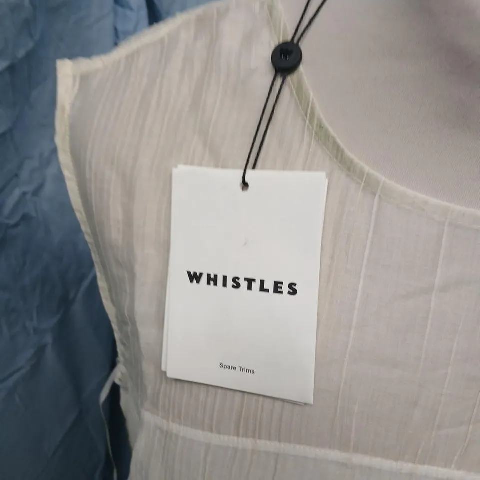 WHISTLES BLURRED FLORAL TEXTURED DRESS – UK 12 (EU 40, US 8)