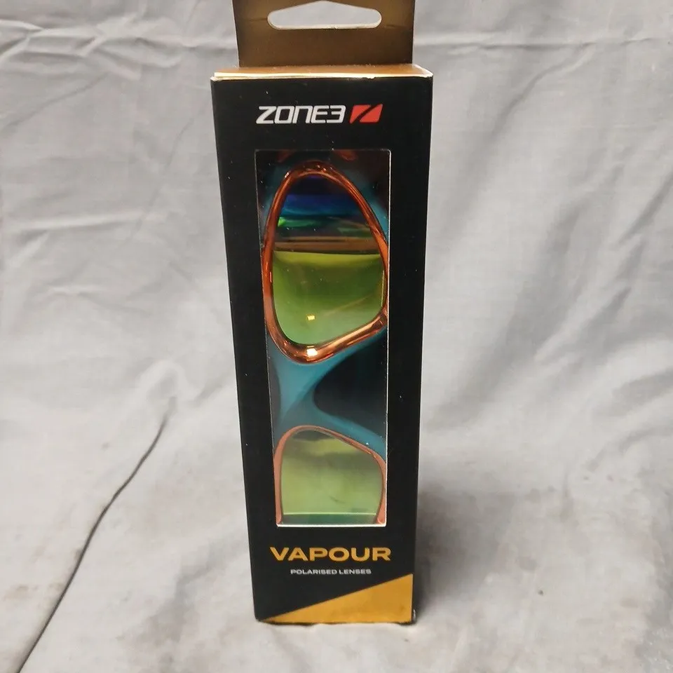 BOXED ZONE3 VAPOUR GOGGLES TEAL/COPPER – ONE SIZE, POLARISED LENSES