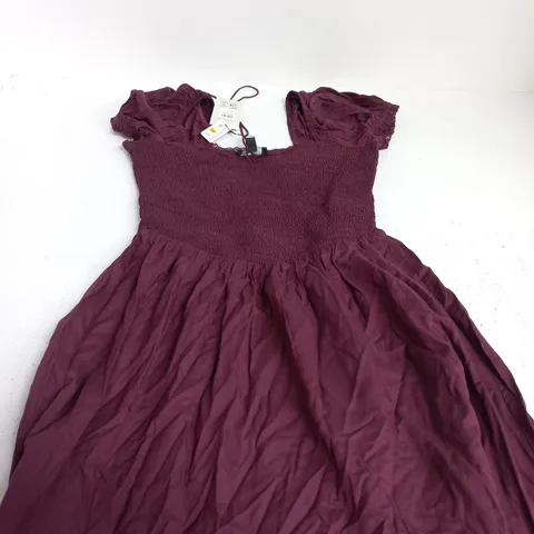 NOBODY'S CHILD SAVANNA MIDI DRESS – PURPLE, UK10 