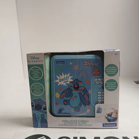LEXIBOOK DISNEY STITCH ELECTRONIC SECRET DIARY – BOXED (6+)