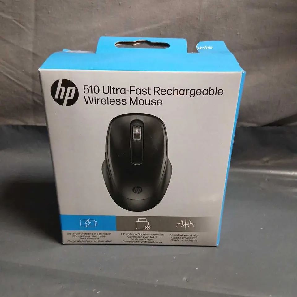 HP 510 ULTRA-FAST RECHARGEABLE WIRELESS MOUSE – BOXED
