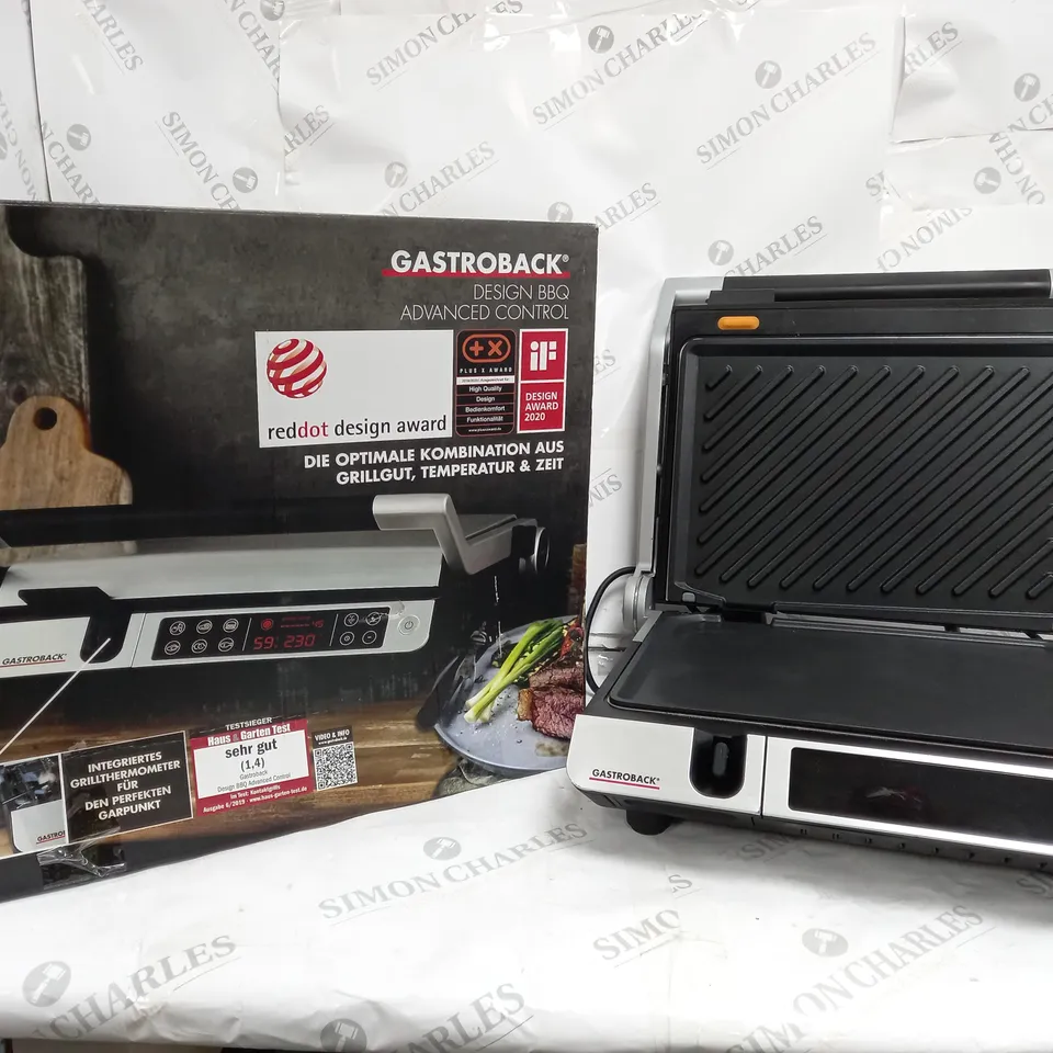 BOXED GASTROBACK DESIGN BBQ ADVANCED CONTROL