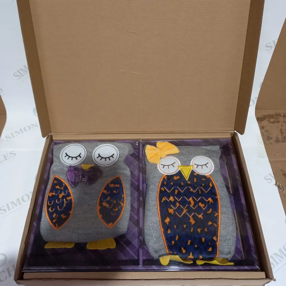 OUTLET MR & MRS OWL MICROWAVABLE HOTTIES