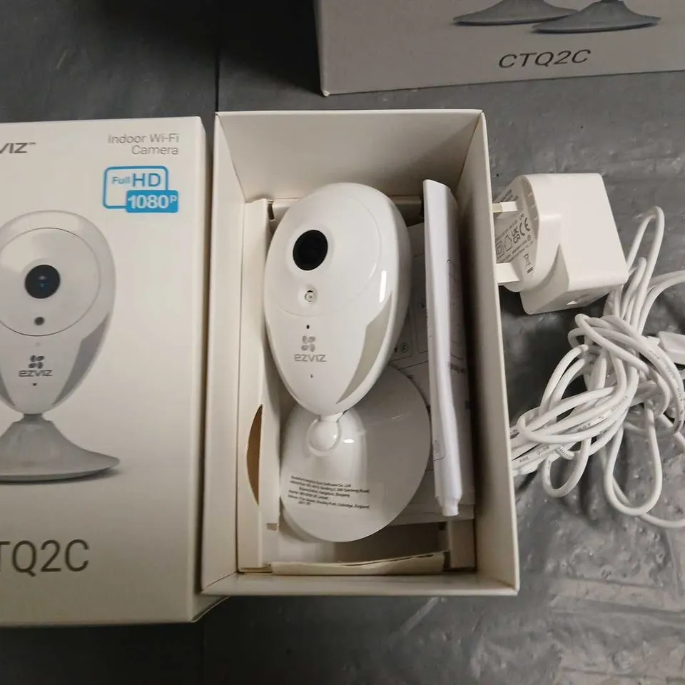 PAIR OF EZVIZ CTQ2C HD INDOOR WI-FI CAMERAS