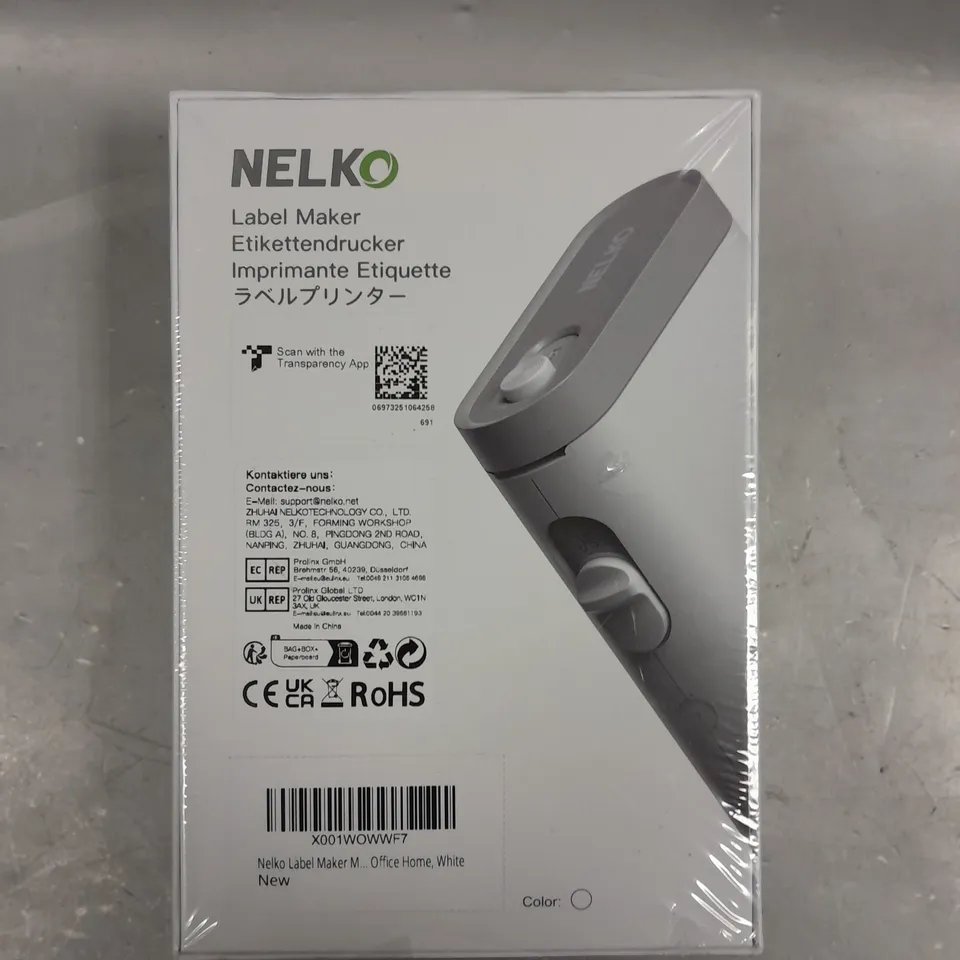 BOXED SEALED NELKO LABEL MAKER 