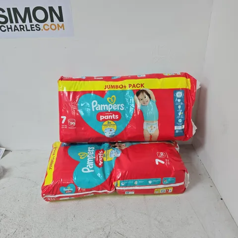 PAMPERS PANTS BABY DIAPERS – JUMBO PACK, SIZE 7 (15+ KG) 100 PANTS 